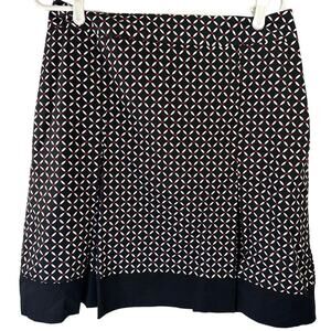 Ann Taylor Floral Pleated Skirt Size 10